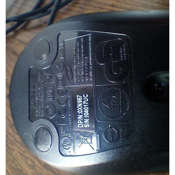 Dell Oxn 967 USB Optical Mouse - Picture 4 of 5